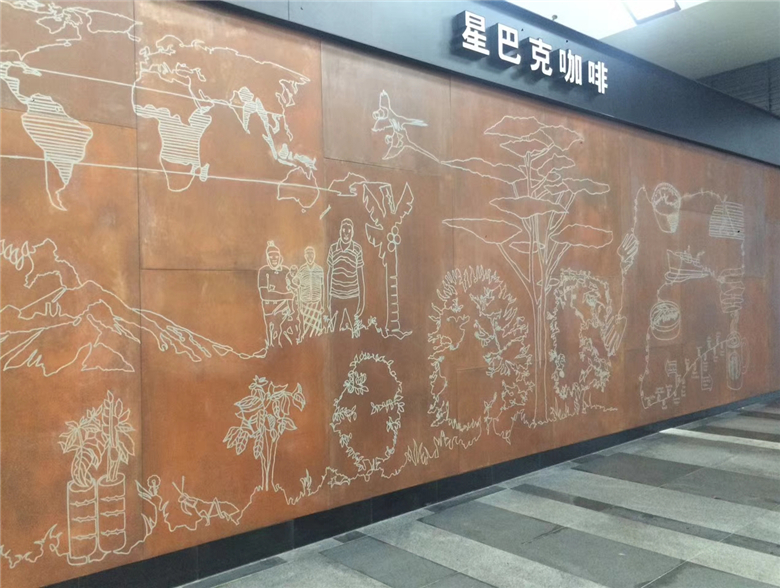 台安耐候钢幕墙